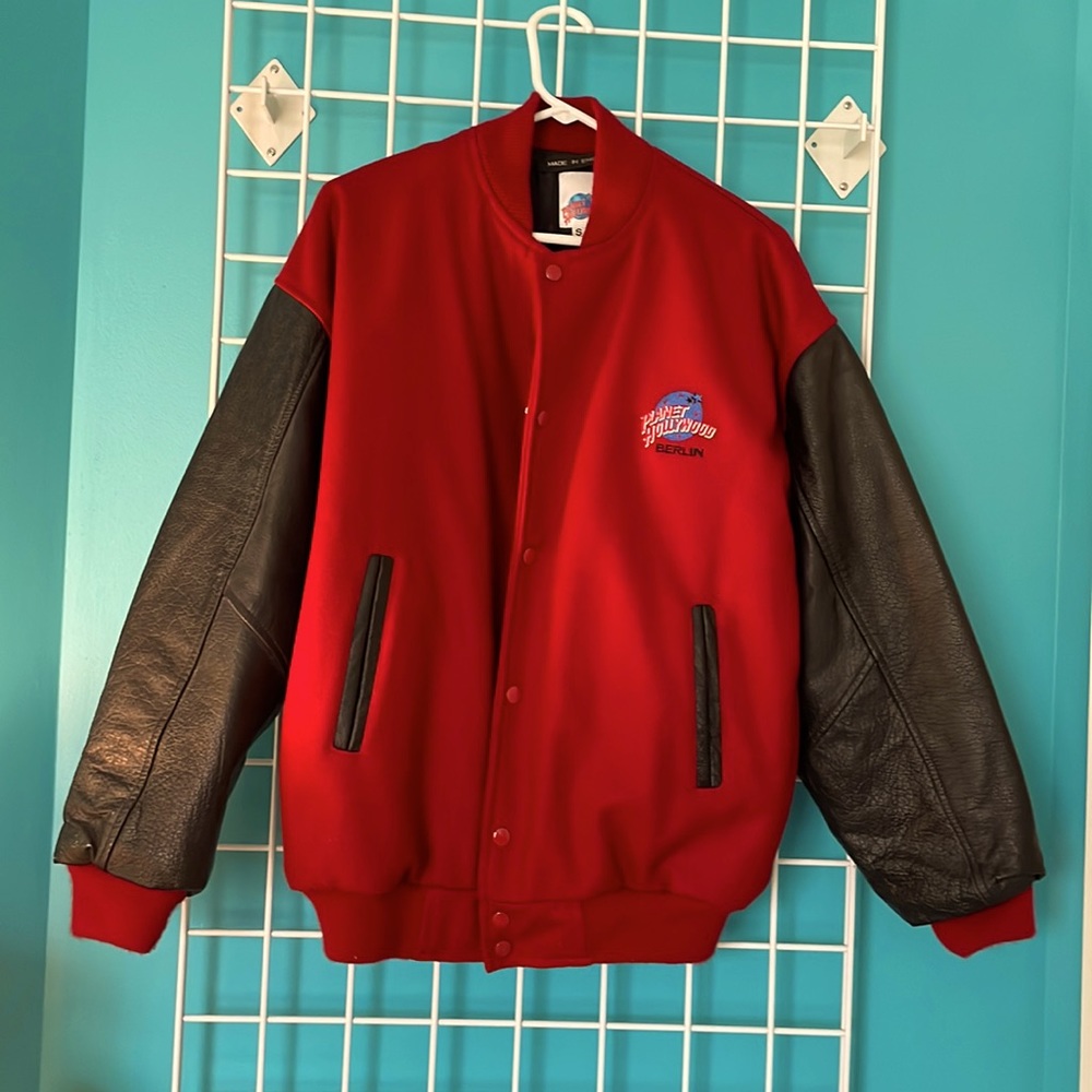 Vintage 90’s Planet Hollywood Bomber Jacket